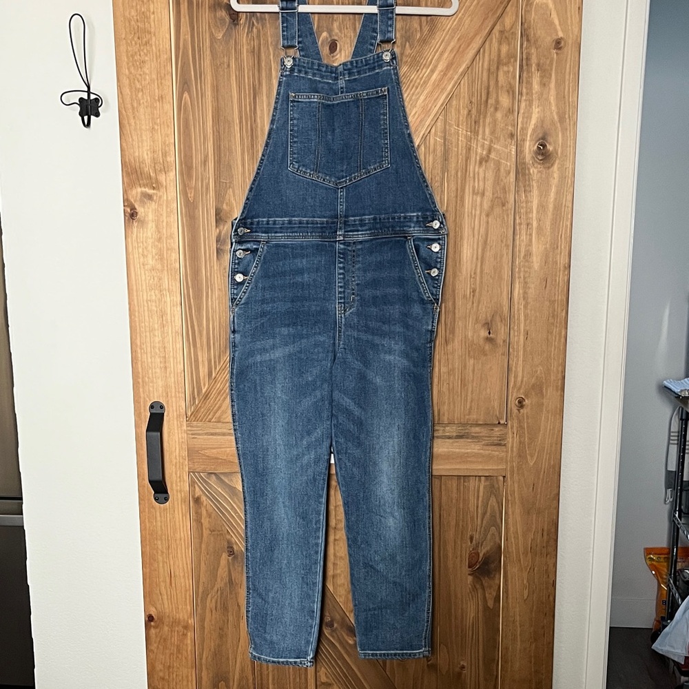 Old Navy Dark Blue Denim Overalls